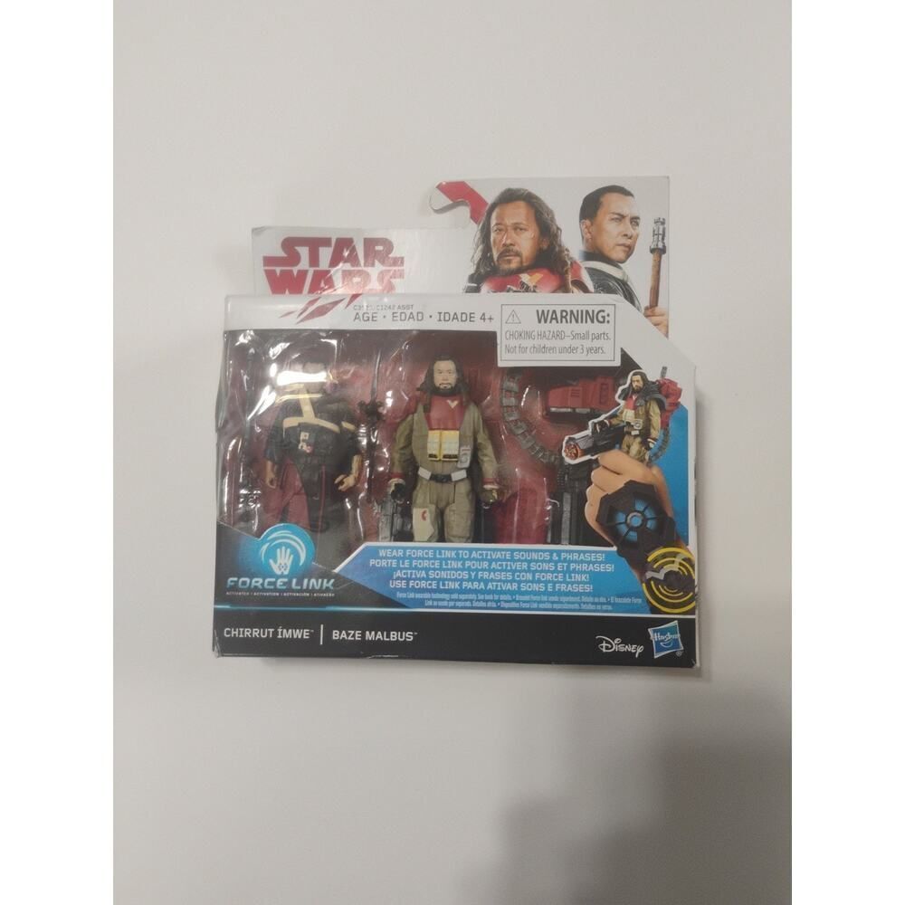 Hasbro Star Wars Force Link Chirrut Imwe & Baze Malbus 2-Pack Action Figure